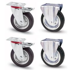 Vollgummirollen Set 100 mm