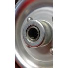 Vollgummi Rad auf Stahlfelge, Kugellager, Ø 160 mm