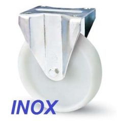 Polyamidrad mit INOX Anschraubplatte Ø 125 mm