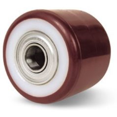   Polyamid Hubwagen-Rad mit PU Lauffläche, Kugellager, Ø 82 x 100 mm