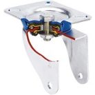 Schwerlast Polyamidrad-Lenkrolle mit Feststeller und Anschraubplatte Ø 80 mm
