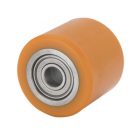 Polyurethan Hubwagen-Rad (Orange), Kugellager, Ø 85 x 75 mm