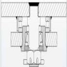 Gusseisen- Doppellenkrolle mit Anschraubplatte, Lauffläche aus Polyurethan, sehr hohe Traglast (4000 kg), Ø 250 mm