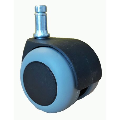 Bürostuhl Rolle Schwarz mit PU Lauffläche Ø 50 mm (Zapfen 10x22 mm) für Parkettböden
