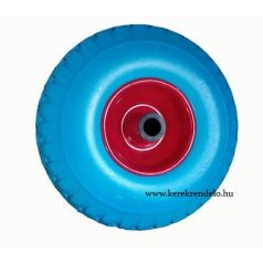   Sackkarren- Rad, Rollenlager, Vollgummireifen Blau  Ø 260 mm (10")