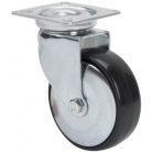 Polypropylen Lenkrolle mit Anschraubplatte, Lauffläche aus Polyamid Ø 50x20 mm