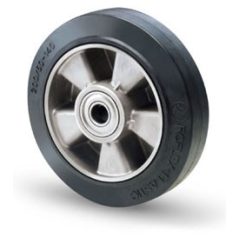 Aluminium Räder mit Lauffläche aus elastischer Gummi